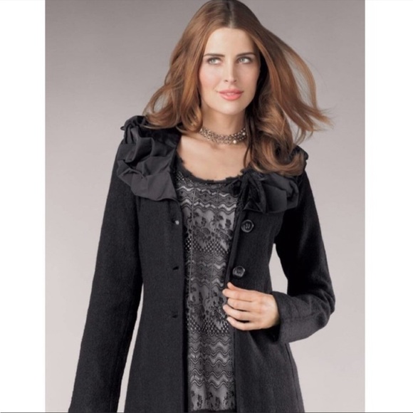 CABI | Lace Overlay Black Blouse Tank Top - Picture 3 of 11